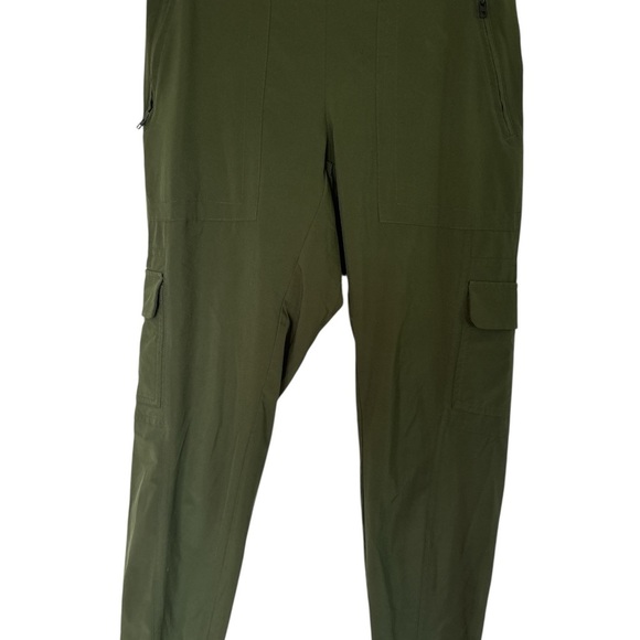 Athleta Pants Womens Green Outdoor Hiking Gym Running Chelsea Cargo Pants - Picture 1 of 5